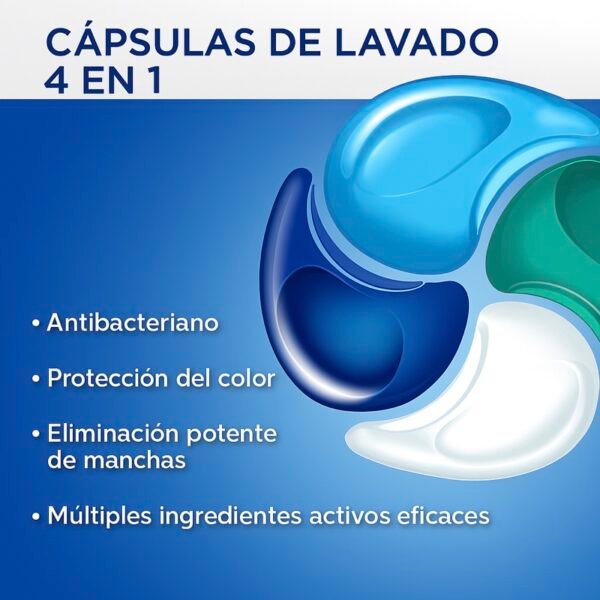 Detergente Para Ropa En Cápsulas - Bloomwell 4 En 1 - 32 Un