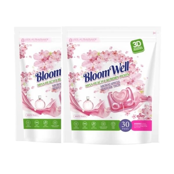 Detergente Para Ropa En Cápsulas - Bloomwell 3 En 1 - 60 Un